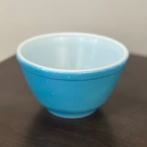 Pyrex Primary Blue Mixing Bowl Vintage Kitchenware Small Nesting Bowl #401
